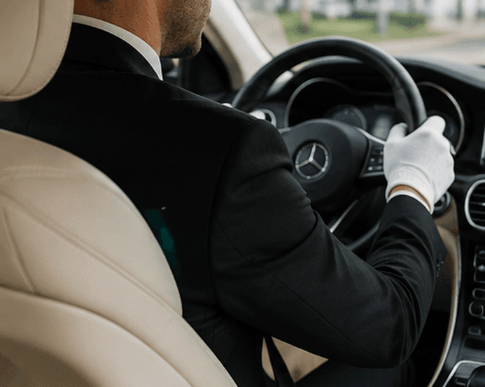 Hochwertiges Fahrzeug für einen persönlichen Chauffeurservice